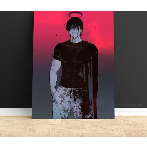 Toji Fushiguro Jujutsu Kaisen Anime Manga Poster Wall Art Bedroom Print Study Living Room Home Decor Painting Decoration Canvas