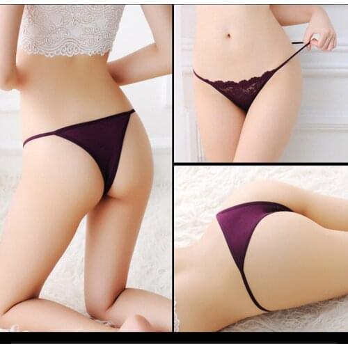 TJ-Tianjun women underwear New Style Knickers Underpants Thong Briefs Underwear Lady sexy lace shorts Thin Pure Cotton Panties