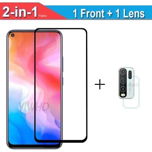 Y 30 50 Protective Glass for Vivo Y50 Safety Glass for VIVO Y30 Camera Len Screen Tempered 2in1 Protector Film VIVOY30 6.47 Inch