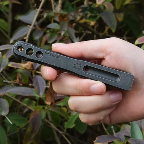 XW-10 Alloy Steel Crowbar Back Clamp Crowbar Outdoor Defense Hand Tool