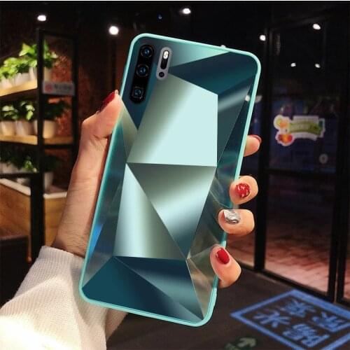 Diamond 3D Mirror Phone Cases for Huawei P20 Pro P30 Lite P Smart Z Y5 Y6 Y7 Y9 Prime 2019 Mate 10 20 30 Lite Honor 10i 20i Case