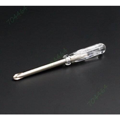 100pcs /lot 55mm x 3mm Mini Phillips Cross Head Screwdriver Repair Transparent