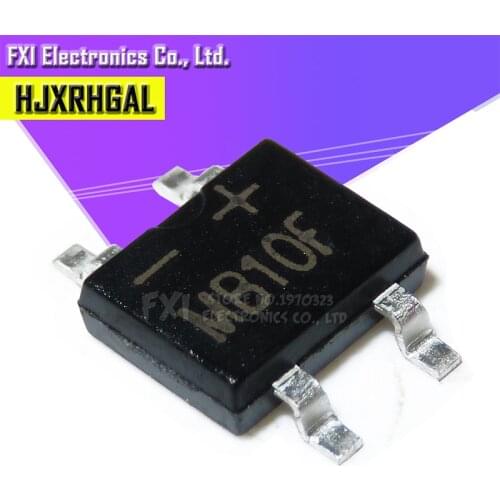 100pcs MB10F MB10 SOP4 1A 1000V SMD