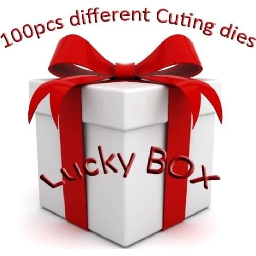 DIY Arts 100PCS Different Metal Cutting Dies A Big Lucky Bag for Craft Scrapbooking High Quality Surprise Gift Card Wholesale