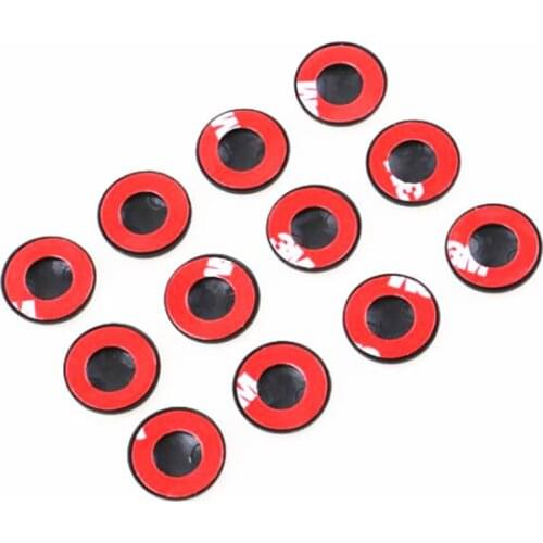12Pc Car Accessories Universal Door Lock Screw Protector Cover Anti-Rust Screws Cap Stickers