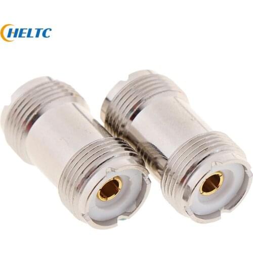 50 ohms SO-239 UHF Female To Female RF Coax Cable Adapter Connector For PL-259