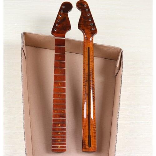 6-string 21-fret ST electric guitar with tiger pattern integrated