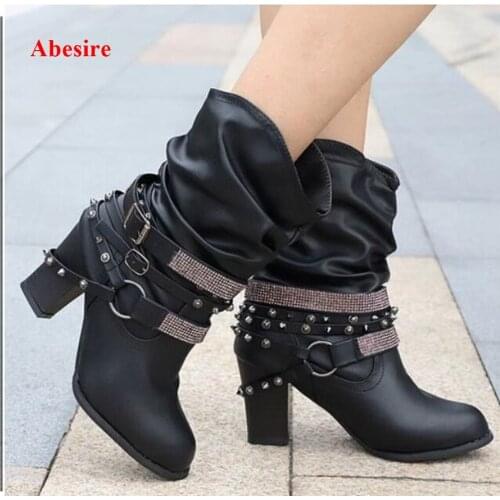Женские высокие сапоги Abesire China At AliExpress