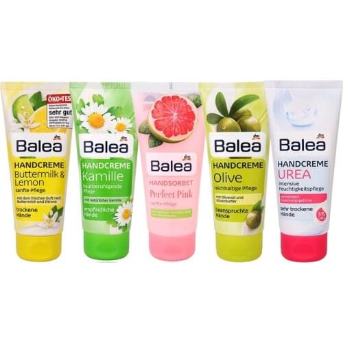Germany Balea Urea Hand Chamomile Olive Lemon Nourishing Cream for Very Dry Hands Intensive moisture 24-hour Moisturizer