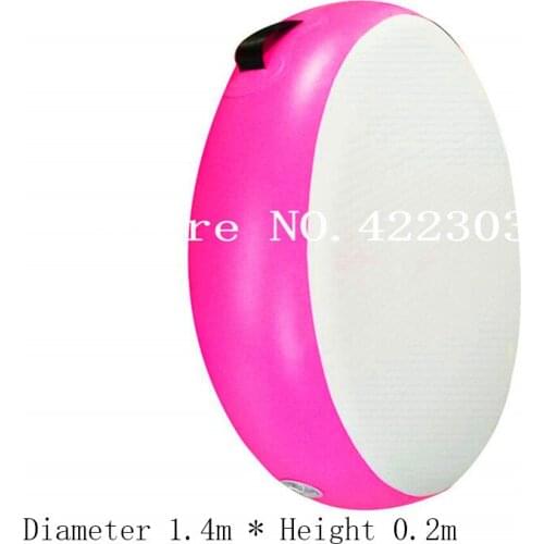 Free Shipping Yoga Mat 1.4m*0.2m Round Air Spot Inflatable Springboard for Gymnastics