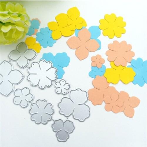 Flowers DIY Scrapbooking Photo Album Paper Card Craft Cute Embossing Metal Cutting Dies Stencils Scrapbooking