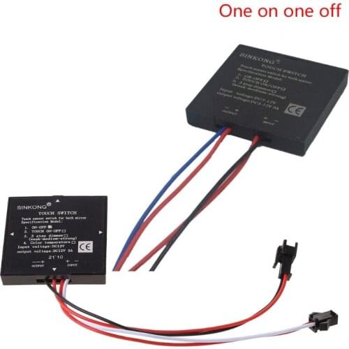 D08D 5-12V Bathroom Mirror Switch Touch Switch Sensor for Led Light Mirror Headlight Interior Decoration