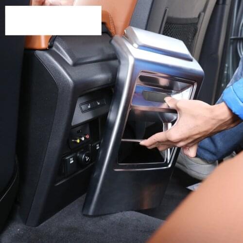 For Land Rover Discovery Sport 2015-2017 Car-Styling ABS Chrome Rear Seat Air Condition Outlet Cover Trim Sticker Auto Accessory