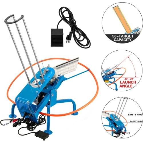 Clay Pigeon Thrower 50 Clay Magazine Skeet Throwers Blue Clay Thrower Skeet Trap Target Thrower Sporting Clay Throwers Outdoors