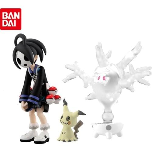 Bandai Genuine Pokemon Pb 1/20 Scale World Anime Figures ONION SUNIGOON Mimikyu Allister Action Figure Collectible Model Toys