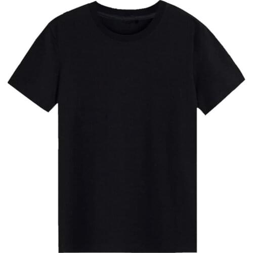 T Shirt Men Tshirt Solid Color T-shirt Men Youth Thin Section Short Sleeve Black Shirt T Shirts O-Neck New