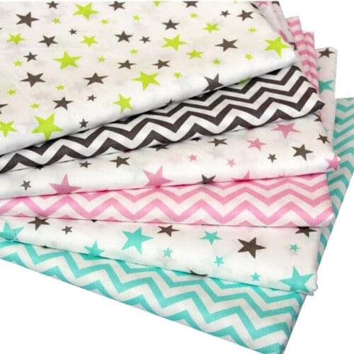 Water wave Star Series Cotton Fabric Patchwork DIY Quilting Sewing Fat Quarters Tissue Telas Tilda Needlework 50*160cm