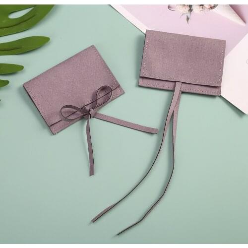 Jewelry Packaging Pouches Small Microfiber Bags for Rings Earings Necklace Luxury Jewellery Chic Wedding Favor Pouches Christmas