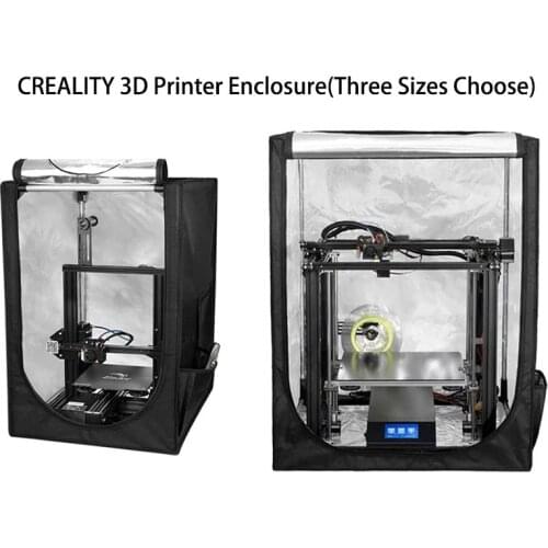 CREALITY 3D Printer Enclosure Three Size For Ender-3 Ender-3 Pro Ender-5 Plus CR-10 V2 Safe,Quick and Easy Installation