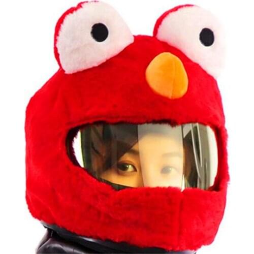 Motorcycle protective helmet motorcycle orange red green blue outdoor personality warm hood