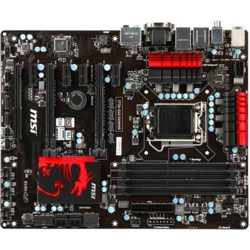 Original motherboard for MSI Z77A-G45 GAMING DDR3 LGA 1155 for I3 I5 I7 CPU 32GB USB3.0 SATA3 desktop motherboard Free shipping