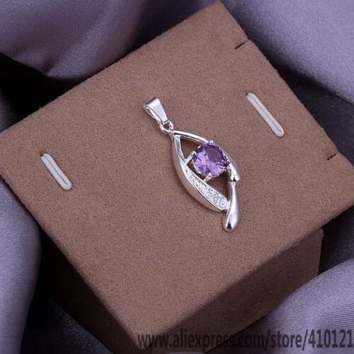 P262_2 Lucky Charm Silver Color Pendants For Women Jewelry Necklace Girl Lady Accessories Fashion Pendant Bamboo Clip Zishi