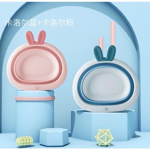 Baby Shower Portable Silicone Pet Bath Tubs Bath Accessories 2/3 pcs a set Baby Folding Cat Dog Bath Tubs