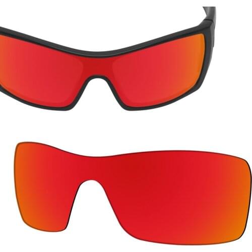 SmartVLT Replacement Lenses Polarized for Oakley Batwolf Sunglasses - Orange Red
