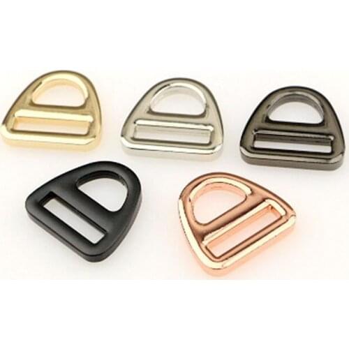 1pcs Metal Triangle Ring Buckle "A" Shape Adjustable Buckle for Webbing Leather Craft Bag Strap Belt Garment Luggage Accessory