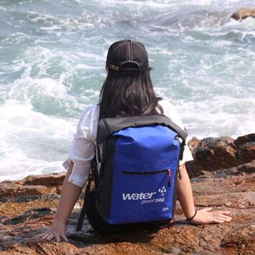 25L Swimming Bag Waterproof Dry Bag Men Outdoor Sport Gym Waterproof Backpack Women Folding Travel Ocean Bags Bolsa