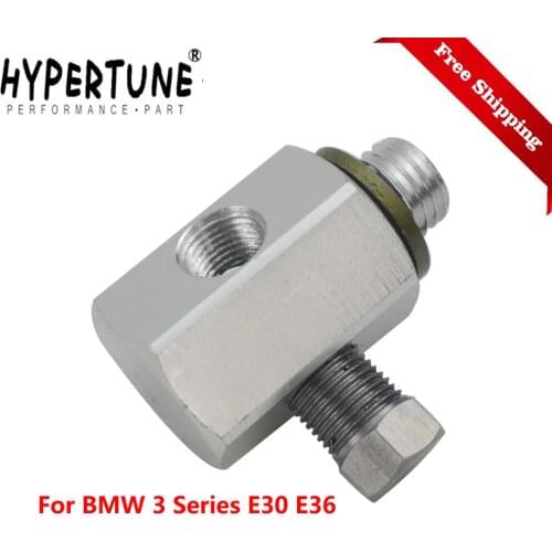 FREE SHIPPING - For BMW 3 Series E30 E36 3 Port Oil Pressure Temperature Gauge Adaptor T Piece HT-OGA01