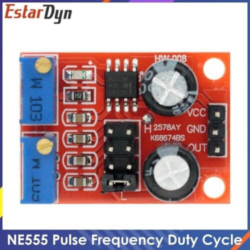 NE555 pulse frequency, duty cycle adjustable module,square/rectangular wave signal generator,stepping motor driver