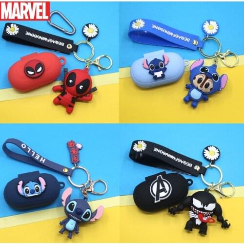 Disney Earphone Case For Samsung Galaxy Buds/Buds+ Silicone Wireless Bluetooth Earphone Case Shell Charger Box With Keyring