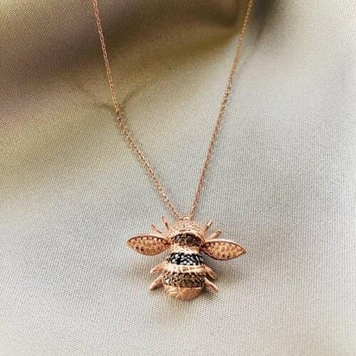 Color Speckle 925 Sterling Silver Necklace Women Girls Gift Jewelry Accessories Fashion Handmade Elegant Chain