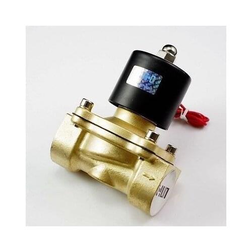 1/2" inch BSP 220VAC Water Air Oil Brass NC Electric Solenoid Valve x 1