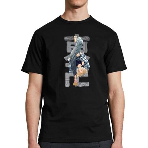 Hipster Boys Casual Tokyo Revengers Men Tops Fashion Cool Style Janpanes Anime Hip Hop Summer Short Sleeve T-Shirt