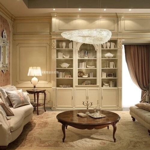 K9 crystal chandelier bedroom living room dining room villa duplex stairwell post-modern luxury French creative chandelier