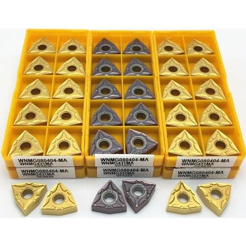 Carbide WNMG080404 MA WNMG080408 MA VP15TF UE6020 External turning tool CNC metal turning tool WNMG 080404 turning insert