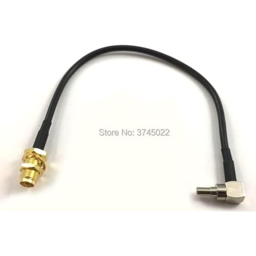 1pcs Crc9 to Rp-Sma Female Jack Connector With RG174 Coaxial Cable 15cm For Huawei 4G Modem