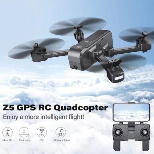 SJRC Z5 Quadrocopter With HD 720p/1080p Camera Gps Drone 2.4g/5g Wifi Fpv Altitude Hold Follow Me Mode Dron Vs Visuo XS812