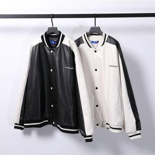 LINDSEY SEADER Men's Faux Leather Jackets