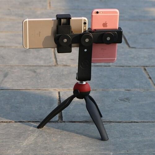 Mini Tripod Tabletop Smartphone Mount Clip Holder Stand w Ballhead for iPhone X/8/7 Plus Huawei Xiaomi DSLRs Gopro 3 4 Hero 5