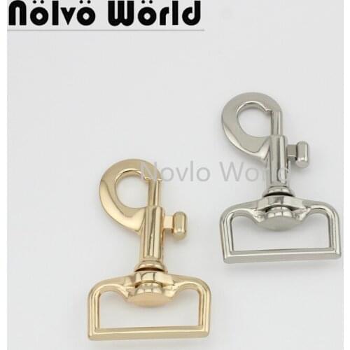 Nolvo World 5-20-100pcs 3 colors 71*33mm 1-1/4", high quality metal buckles snap hooks for backpacks straps