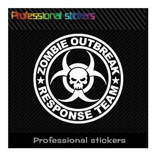 Zombie Outbreak Response Team Die Cut Sticker Decal Vinyl PVC Waterproof Stickers