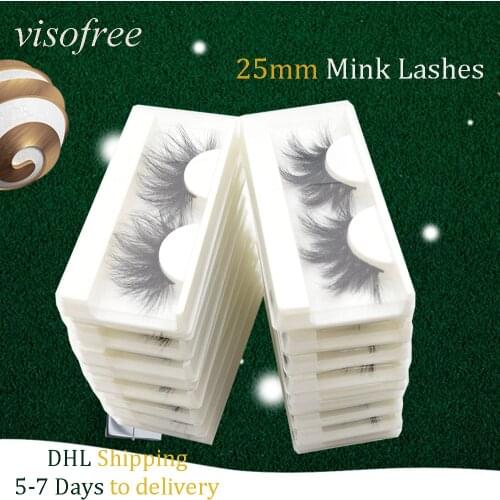 Visofree 25 mm mink eyelashes make up Criss-Cross lash 3D lashes Dramatic Long maquillaje faux cils eyelash extension bulk