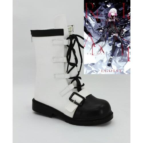 New Guilty Crown EGOIST-Reloaded Cosplay Boots Anime Shoes Custom Made