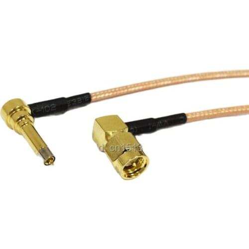 New Wireless Modem Wire SMA Male Plug Right Angle To MS156 Right Angle Connector RG316 Cable Pigtail 15CM 6"