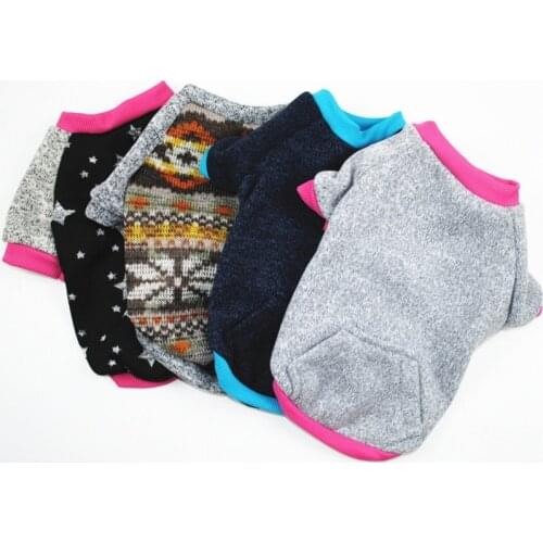 Dog Clothes Winter Warm Hoodie Pet Hodies Clothing for Small Medium Dogs Pets Chihuahua Pug Sweatshirt Dog Pullover Outfits
