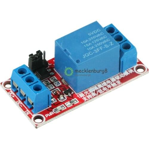 One 1 Channel 5 V relay module Board shield with anode Support high and low trigger level Power module for arduino