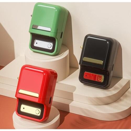 HOT SALE！Newest Mutlifunctional Tab Printer Bluetooth-compatible Connection Metal Automatic Recognition Printer for Barcode